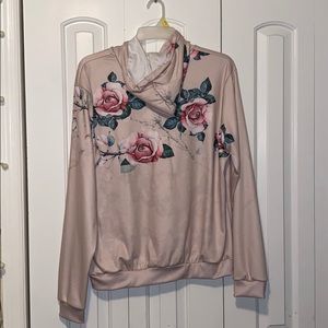 retro roses hoodie
